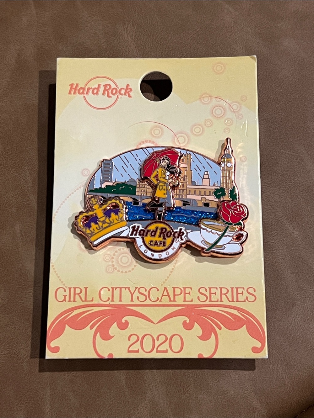 Hard rock Pin - Regional Cityscape Girl